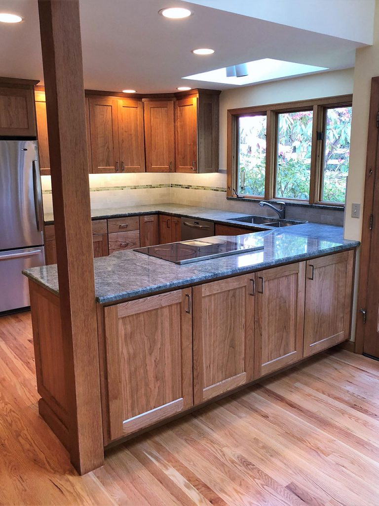 Kitchen Cabinets with Cherry Wood